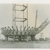 Theme Center - Trylon and Perisphere - Construction - Framework of Perisphere