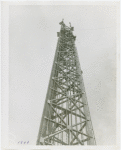 Theme Center - Trylon and Perisphere - Construction - Framework of Trylon