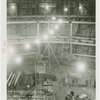 Theme Center - Trylon and Perisphere - Construction - Scaffolding in interior of Perisphere