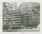 Theme Center - Trylon and Perisphere - Construction - Framework of Trylon and Perisphere