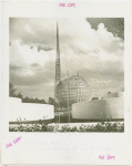 Theme Center - Trylon and Perisphere - Construction - Framework of Trylon and Perisphere