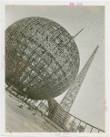 Theme Center - Trylon and Perisphere - Construction - Framework of Trylon and Perisphere
