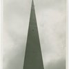 Theme Center - Trylon and Perisphere - Construction - Top of Trylon