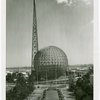 Theme Center - Trylon and Perisphere - Construction - Trylon and Perisphere frame