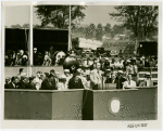 Theme Center - Trylon and Perisphere - Dedication - Official giving speech with Grover Whalen, Fiorello LaGuardia and others in attendance