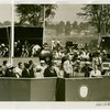 Theme Center - Trylon and Perisphere - Dedication - Official giving speech with Grover Whalen, Fiorello LaGuardia and others in attendance