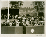 Theme Center - Trylon and Perisphere - Dedication - Official giving speech with Grover Whalen, Fiorello LaGuardia and others in attendance