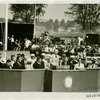 Theme Center - Trylon and Perisphere - Dedication - Official giving speech with Grover Whalen, Fiorello LaGuardia and others in attendance
