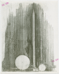 Theme Center - Trylon and Perisphere - Sketch of Trylon and Perisphere
