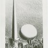 Theme Center - Trylon and Perisphere - Sketch of Trylon and Perisphere