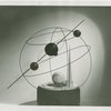 Theme Center - Trylon and Perisphere - Model of planets in orbit around Trylon and Perisphere