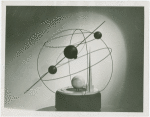 Theme Center - Trylon and Perisphere - Model of planets in orbit around Trylon and Perisphere