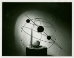 Theme Center - Trylon and Perisphere - Model of planets in orbit around Trylon and Perisphere