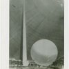 Theme Center - Trylon and Perisphere - Model of Trylon, Perisphere and Fairgrounds