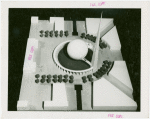Theme Center - Trylon and Perisphere - Model of Trylon and Perisphere