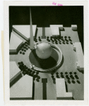 Theme Center - Trylon and Perisphere - Model of Trylon and Perisphere