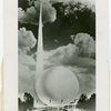 Theme Center - Trylon and Perisphere - Artist rendering of Trylon and Perisphere