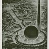 Theme Center - Trylon and Perisphere - Sketch