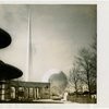 Theme Center - Trylon and Perisphere - View across grounds