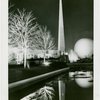 Theme Center - Trylon and Perisphere - At night