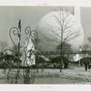 Theme Center - Trylon and Perisphere - View of Perisphere across grounds