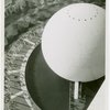 Theme Center - Trylon and Perisphere - Aerial view of Perisphere