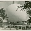 Theme Center - Trylon and Perisphere - With crowd on Helicline