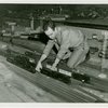 Trains - Miniature - Man with miniature trains