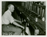 Trains - Miniature - Man at switchboard