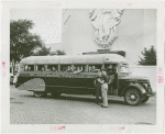 Transportation to Fair - Children on bus