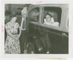 Transportation to Fair - Paralyzed man in car with parents