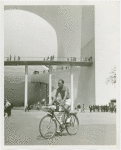 Transportation to Fair - Man on bicycle