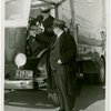 Trucks - Two men examining truck