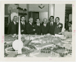 Turkey Participation - Officials inspecting Fair model