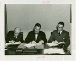 Turkey Participation - Grover Whalen signing contracts with officials
