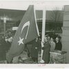 Turkey Participation - Officials raising flag