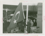 Turkey Participation - Officials raising flag