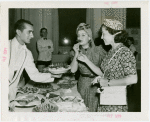 Turkey Participation - Two women sampling grape leaves