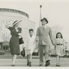 Typical American Family - Family walking