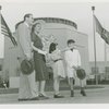 Typical American Family - Family looking at sites