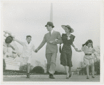 Typical American Family - Family walking