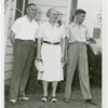 Typical American Family - Family outside house