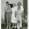 Typical American Family - Family outside house