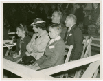 Typical American Family - Burdin family sitting in audience