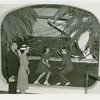Typical American Family - Burdin family looking at exhibit