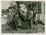 Typical American Family - Coleman family raising Louisiana flag with Harvey Gibson