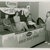 Typical American Family - Cramer family cooling their feet at Carrior Cold Dog Stand