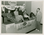 Typical American Family - Cramer family cooling their feet at Carrior Cold Dog Stand