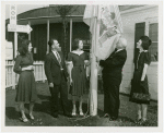 Typical American Family - Flanagan family raising New Jersey flag with Harvey Gibson