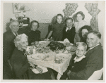 Typical American Family - Hansen family lunching with Jerome Webb and George Harvey and wives